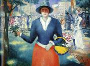 Kazimir Malevich Flowergirl Spain oil painting artist